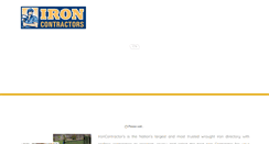 Desktop Screenshot of ironcontractors.com